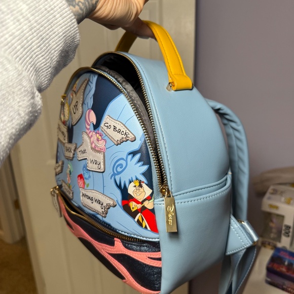 Danielle Nicole Alice in Wonderland mini Backpack - Picture 2 of 5